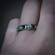 Turquoise Enamel Eternity Ring