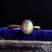 Edwardian Opal Solitaire Ring