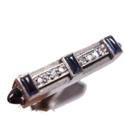 Art Deco Sapphire and Diamond Cufflinks