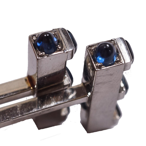 Art Deco Sapphire and Diamond Cufflinks