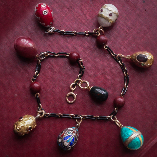 Russian Enamel Easter Egg Bracelet