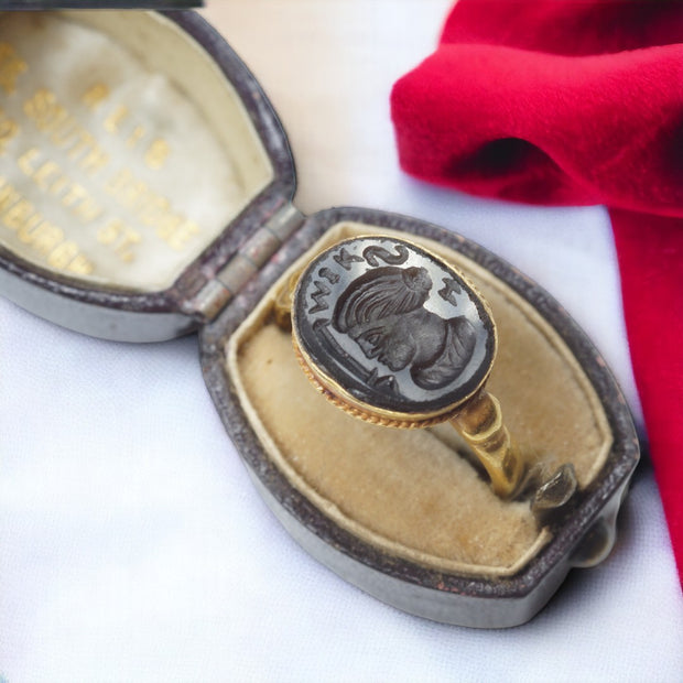 Ancient Roman Intaglio Signet Ring