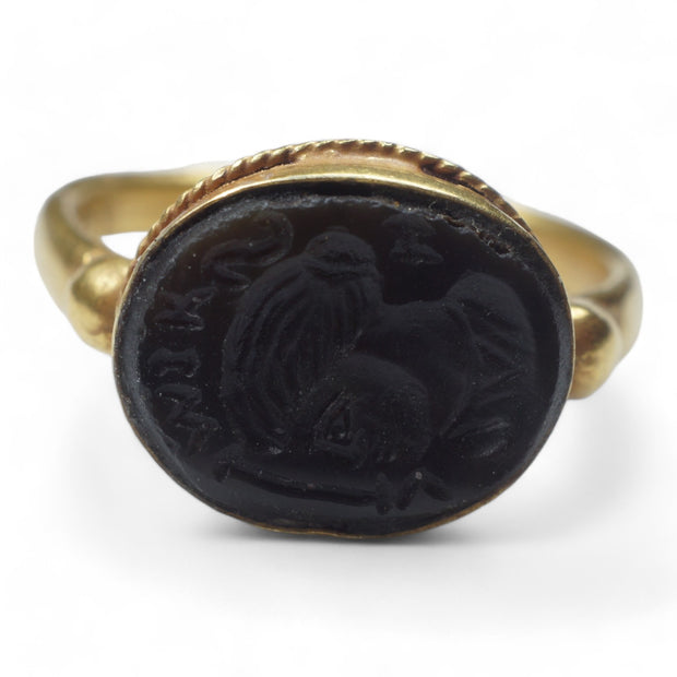 Ancient Roman Intaglio Signet Ring