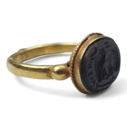 Ancient Roman Intaglio Signet Ring