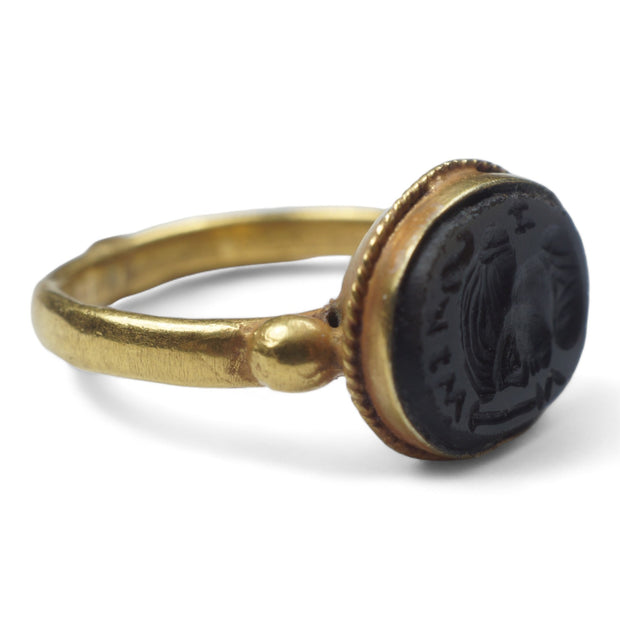Ancient Roman Intaglio Signet Ring