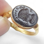 Ancient Roman Intaglio Signet Ring