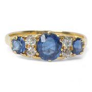 Victorian Sapphire & Diamond Ring