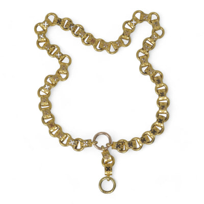Victorian 15k Gold Collar Necklace