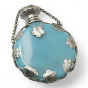 Victorian Cobalt Blue Scent Bottle Pendant