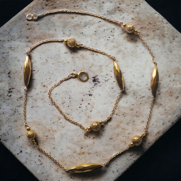 Turn of the Century Rose Gold Fancy Link Chain