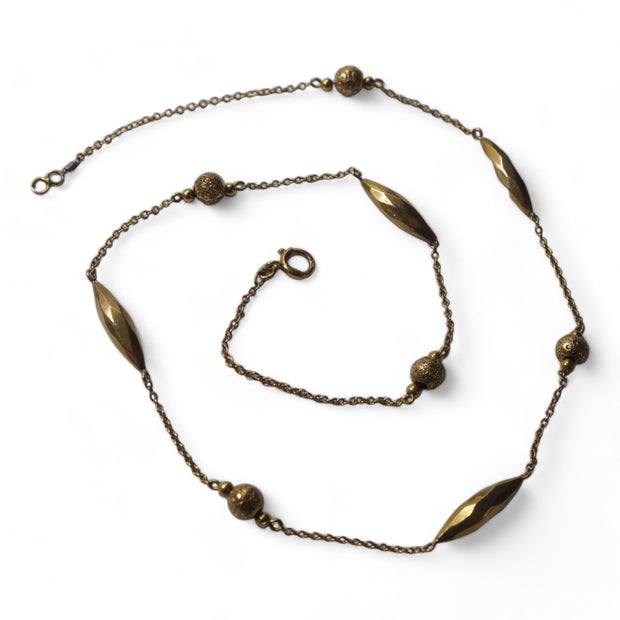 Turn of the Century Rose Gold Fancy Link Chain