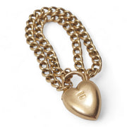 Late Victorian 15k Gold Curb Link Bracelet
