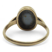 Victorian Period Banded Agate Bullseye Ring