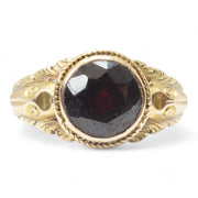 Antique Victorian Period Garnet Snakes Ring