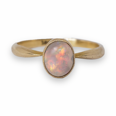 Edwardian Opal Solitaire Ring